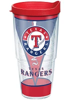 Texas Rangers Batter Up Wrap Design Tumbler - Red