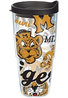 Missouri Tigers All Over Logo 24oz Tumbler - Yellow