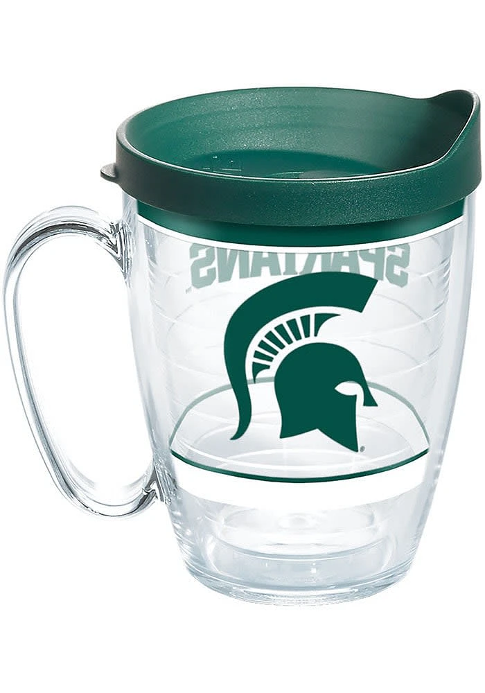 Michigan State Spartans Traditions 16 oz Plastic Tumbler - Green