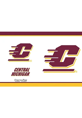 Tervis Tumblers Central Michigan Chippewas 30oz Tradition Stainless Steel Tumbler - Silver