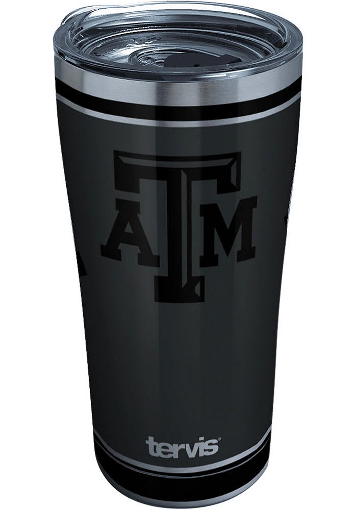 Tervis Tumblers Texas A&M Aggies 20oz Blackout Stainless Steel Tumbler - Black