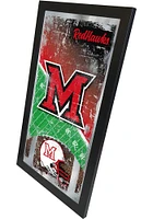 Miami RedHawks 15x26 Football Wall Mirror