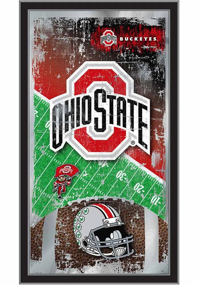 Ohio State Buckeyes 15x26 Football Wall Mirror