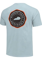 Kentucky Light Blue Wax Stamp Logo Short Sleeve T Shirt
