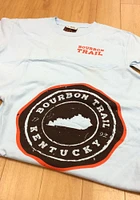 Kentucky Light Blue Wax Stamp Logo Short Sleeve T Shirt