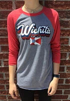 Wichita Grey Flag Long Sleeve Fashion T Shirt