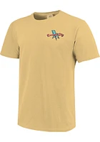 Kansas City Yellow Night Sky Camper Short Sleeve T Shirt