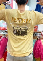 Kentucky Yellow Whiskey Glasses Short Sleeve T Shirt
