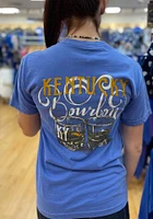 Kentucky Blue Whiskey Glasses Short Sleeve T Shirt