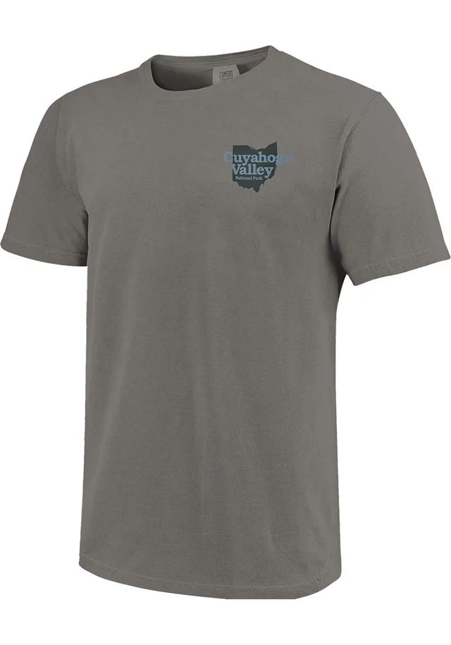 Cleveland Grey Cuyahoga Bridge Short Sleeve T Shirt