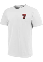 Texas Tech Red Raiders Womens White Floral Short Sleeve T-Shirt