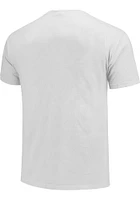 Texas Womans University Womens White Retro Stack Script Short Sleeve T-Shirt