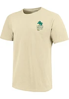 Baylor Bears Womens Yellow Beach Vibes Short Sleeve T-Shirt