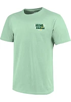 Baylor Bears Womens Green Groovy Lightning Short Sleeve T-Shirt