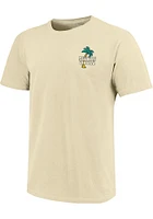 Missouri Tigers Womens Yellow Beach Vibes Short Sleeve T-Shirt