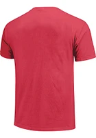 SMU Mustangs Womens Red Grandma Short Sleeve T-Shirt