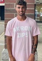 Akron Zips Pink Classic Short Sleeve T Shirt