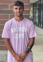 Akron Zips Lavender Classic Short Sleeve T Shirt