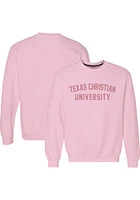 TCU Horned Frogs Womens Pink Classic Crew Sweatshirt