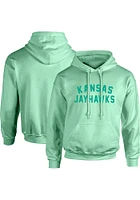 Kansas Jayhawks Womens Green Classic Hooded Sweatshirt