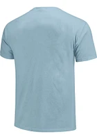 SMU Mustangs Light Blue Classic Short Sleeve T Shirt