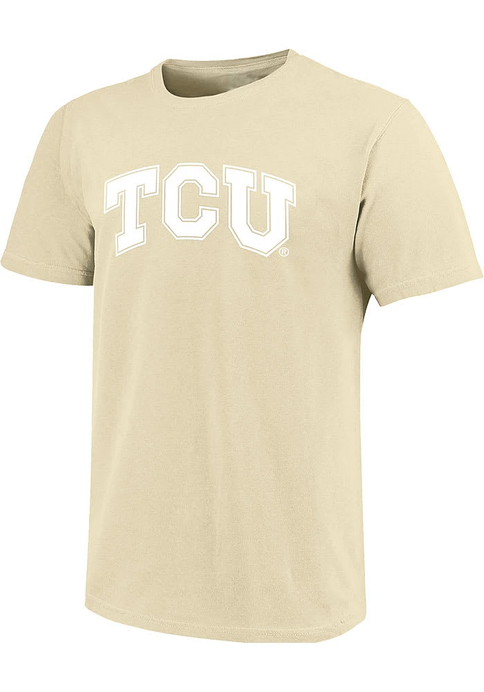 TCU Horned Frogs Yellow Classic Short Sleeve T Shirt