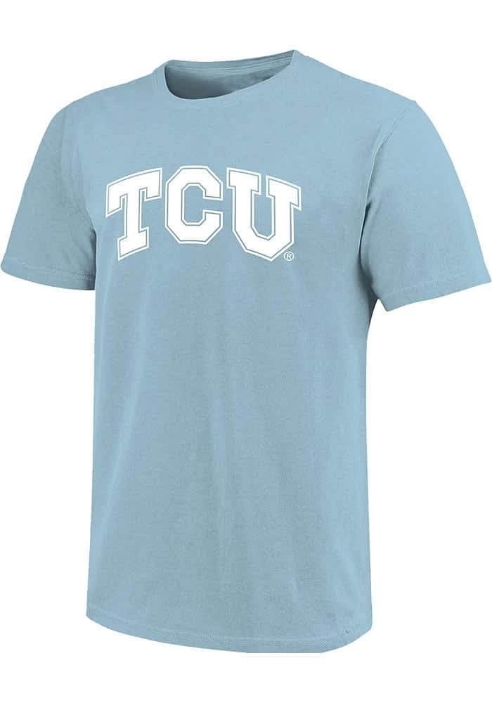 TCU Horned Frogs Light Blue Classic Short Sleeve T Shirt