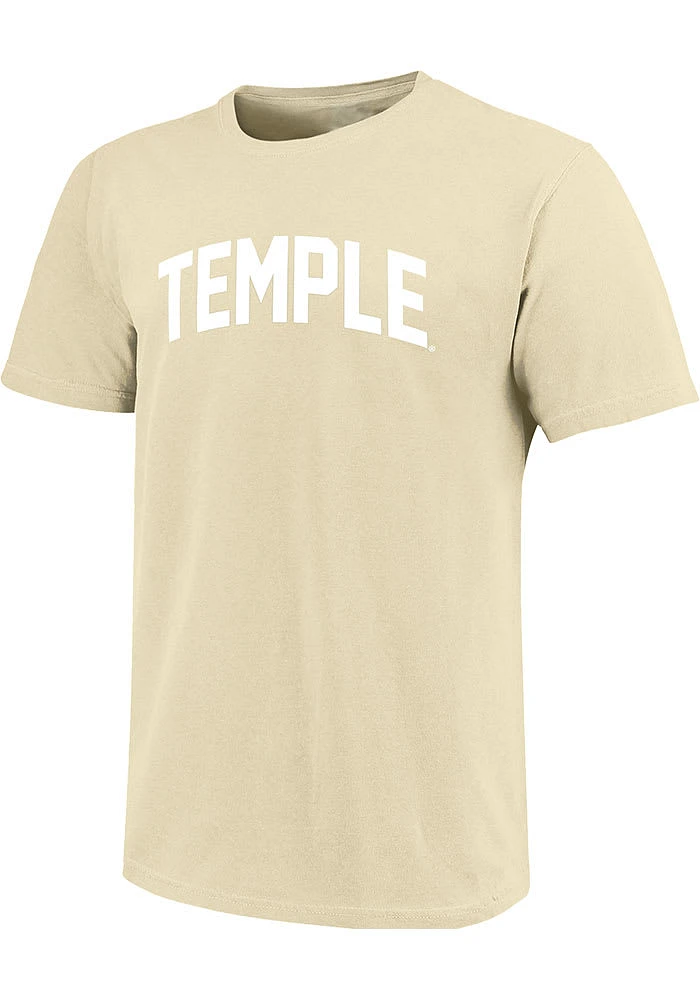Temple Owls Yellow Classic Short Sleeve T Shirt