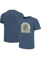 Akron Zips Womens Navy Blue Grandma Short Sleeve T-Shirt