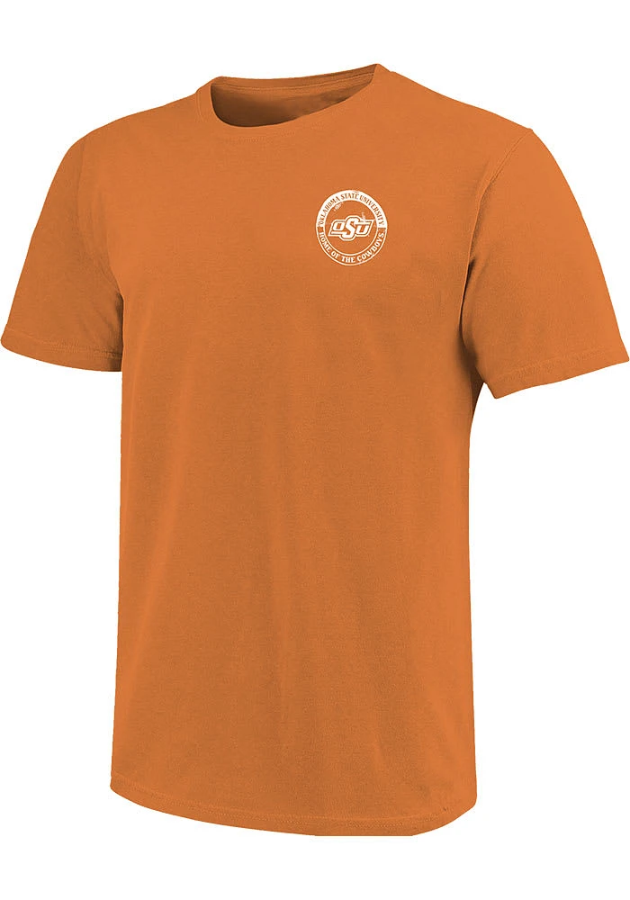 Oklahoma State Cowboys Orange Campus Short Sleeve T Shirt