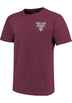 Texas A&M Aggies Maroon Script Classic Short Sleeve T Shirt