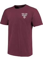 Texas A&M Aggies Maroon Script Classic Short Sleeve T Shirt