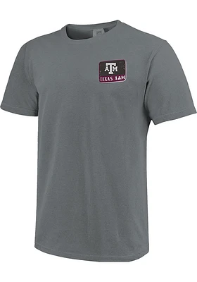 Texas A&M Aggies Grey Vintage Comfort Colors Short Sleeve T Shirt