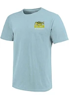 Branson Light Blue Fishing Badge Short Sleeve T Shirt