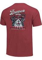 Branson Crimson Dog Sunglasses Short Sleeve T Shirt