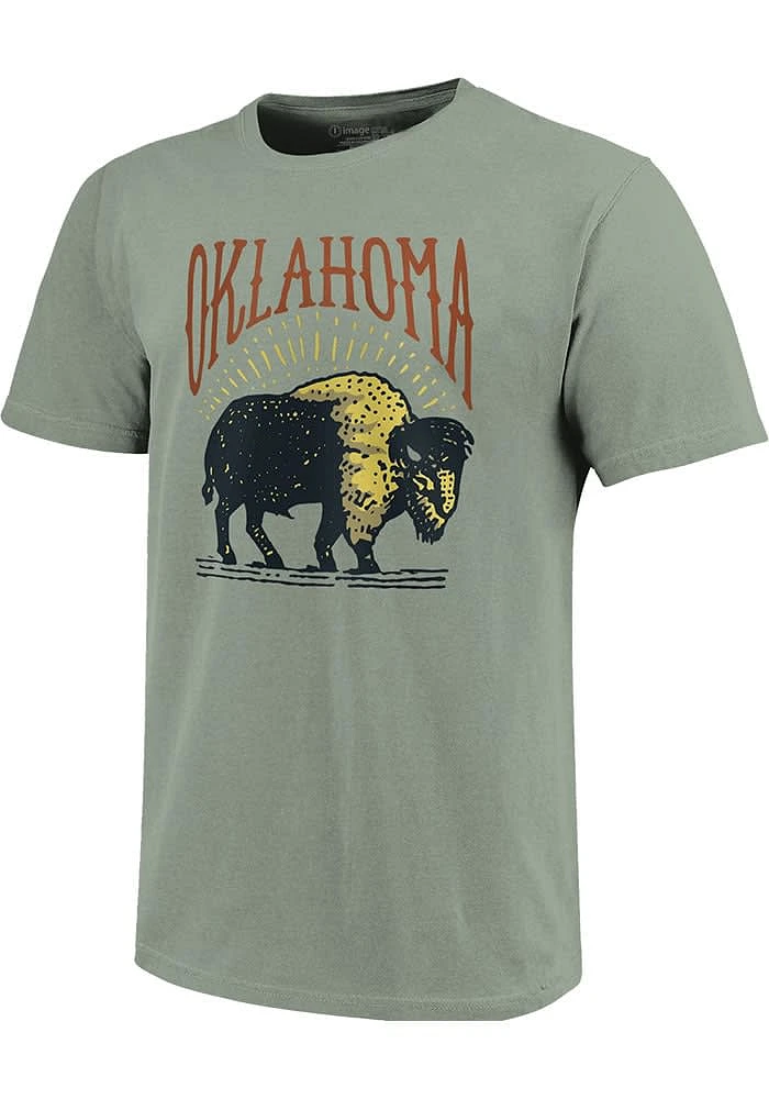 Oklahoma Olive Buffalo Short Sleeve T Shirt