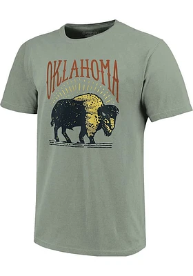 Oklahoma Olive Buffalo Short Sleeve T Shirt