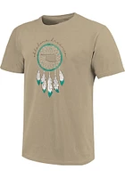 Oklahoma Tan State Dream Catcher Short Sleeve Fashion T Shirt