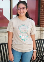 Oklahoma Tan State Dream Catcher Short Sleeve Fashion T Shirt