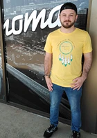 Oklahoma Yellow State Dream Catcher Short Sleeve Fashion T Shirt
