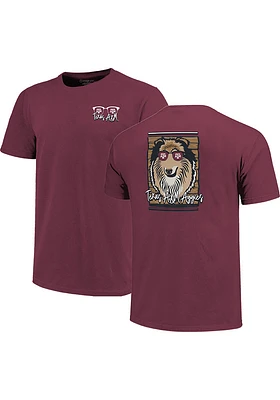 Texas A&M Aggies Womens Maroon Sunnies Short Sleeve T-Shirt
