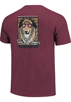 Texas A&M Aggies Womens Maroon Sunnies Short Sleeve T-Shirt