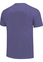 K-State Wildcats Womens Lavender Campus Mom Short Sleeve T-Shirt