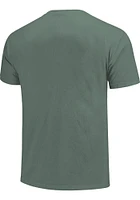 Michigan State Spartans Womens Green Campus Mom Short Sleeve T-Shirt