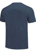 Notre Dame Fighting Irish Womens Navy Blue Block Mom Short Sleeve T-Shirt