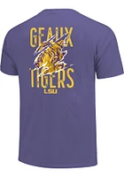LSU Tigers Purple Geaux Short Sleeve T Shirt