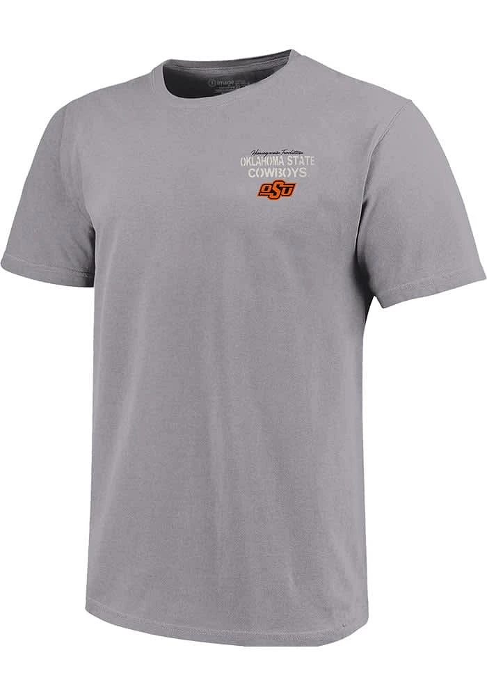 Oklahoma State Cowboys Grey Duck Lakeside Short Sleeve T Shirt