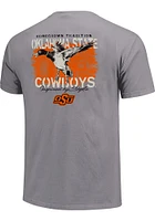 Oklahoma State Cowboys Grey Duck Lakeside Short Sleeve T Shirt