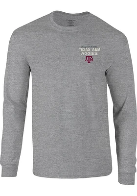 Texas A&M Aggies Grey Duck Lakeside Long Sleeve T Shirt