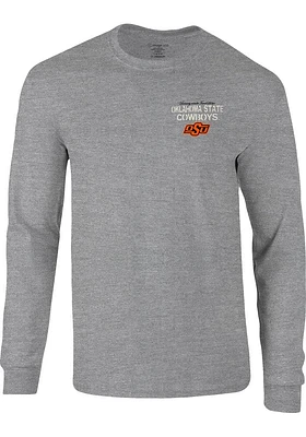 Oklahoma State Cowboys Grey Duck Lakeside Long Sleeve T Shirt